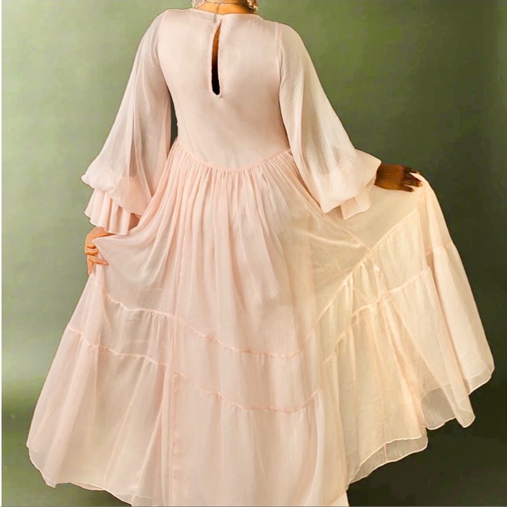 NWT. JOYFOLIE Ninette Maxi dress in Blush, Women’s Medium - Picture 8 of 8